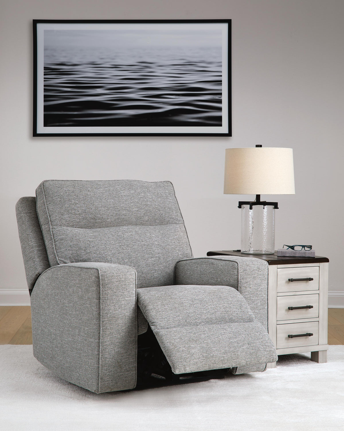 Biscoe Power Recliner - Dark Gray (7)