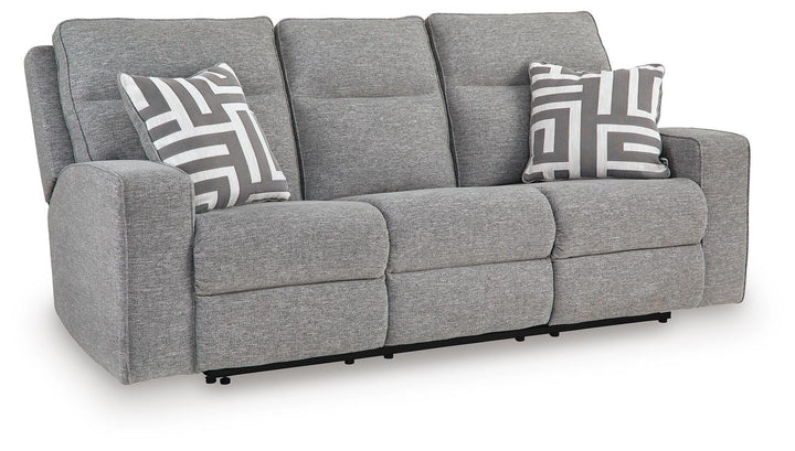Biscoe Power Reclining Sofa - Dark Gray (3)