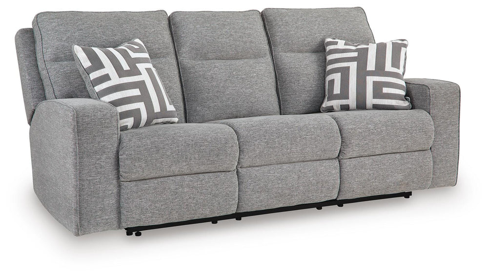Biscoe Power Reclining Sofa - Dark Gray (3)