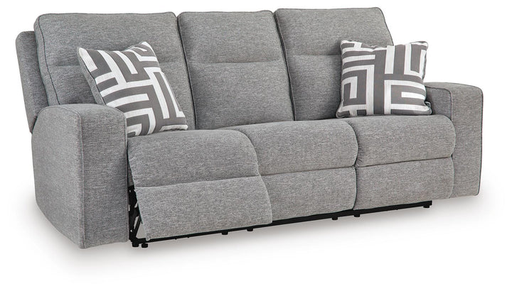 Biscoe Power Reclining Sofa - Dark Gray (4)
