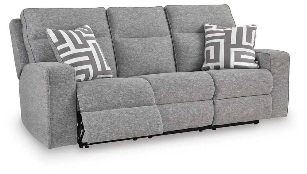 Biscoe Power Reclining Sofa - Dark Gray (4)