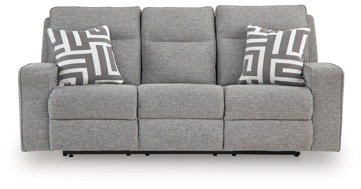 Biscoe Power Reclining Sofa - Dark Gray (1)