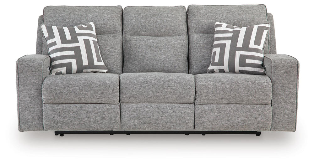 Biscoe Power Reclining Sofa - Dark Gray (1)