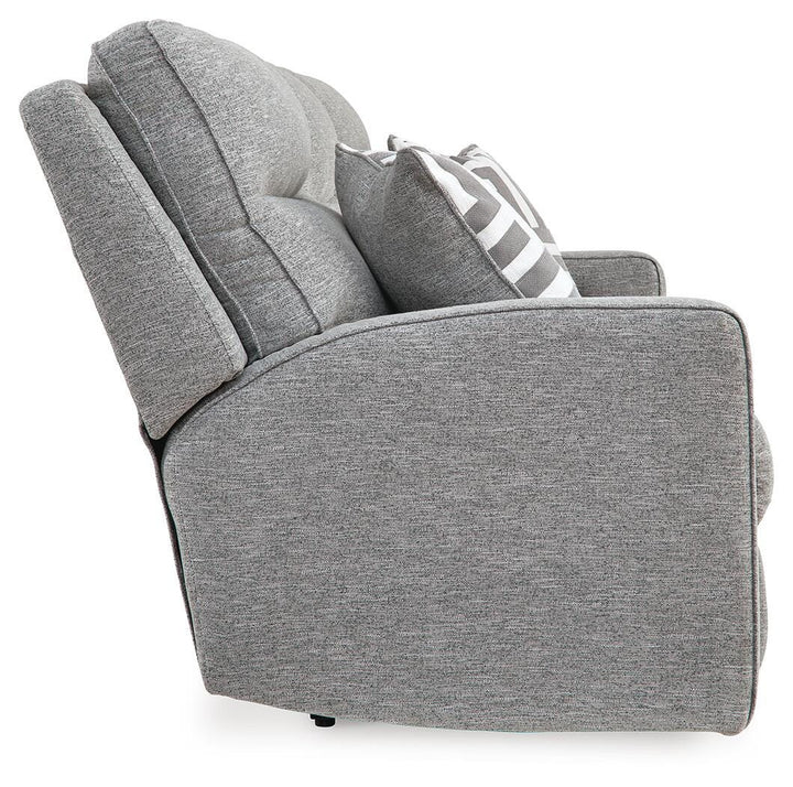 Biscoe Power Reclining Sofa - Dark Gray (5)