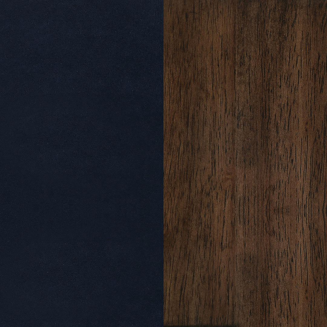 Coaster Furniture 905415 Cheryl Upholstered Wood Arm Accent Chair Dark Blue