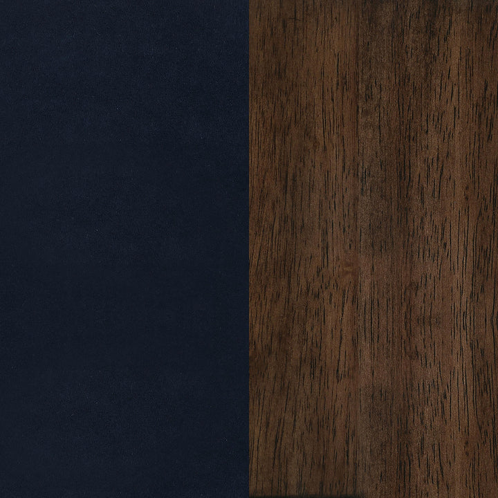 Coaster Furniture 905415 Cheryl Upholstered Wood Arm Accent Chair Dark Blue