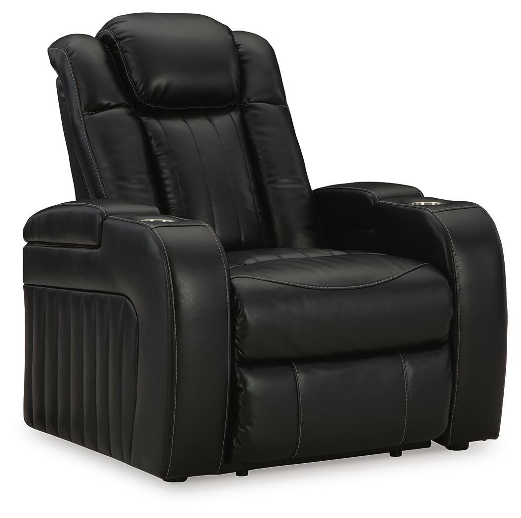 Caveman Den Power Recliner - Black (1)