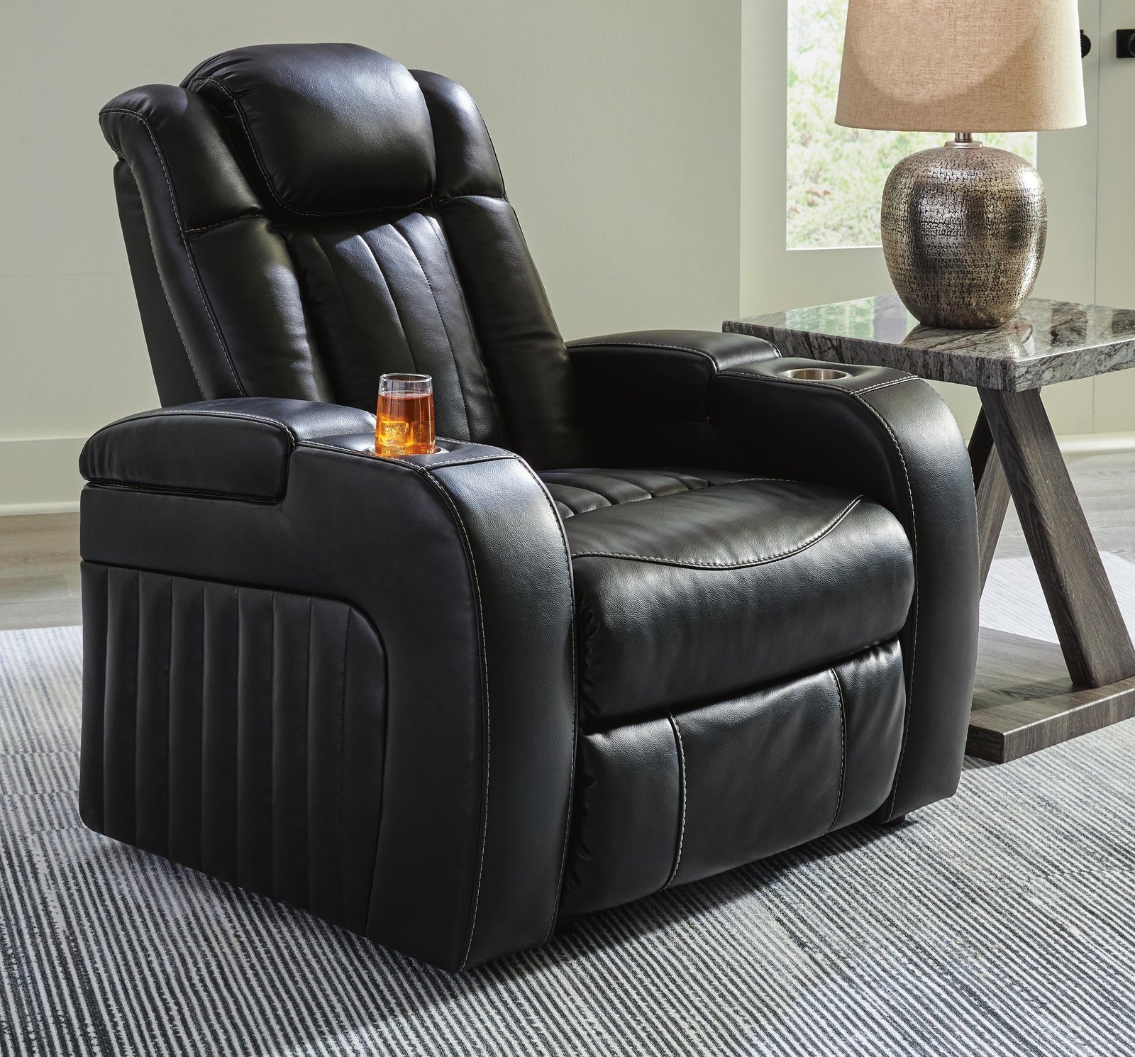 Caveman Den Power Recliner - Black (2)