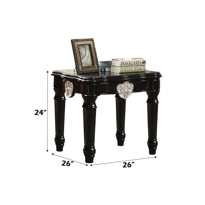 Ernestine - End Table - Black