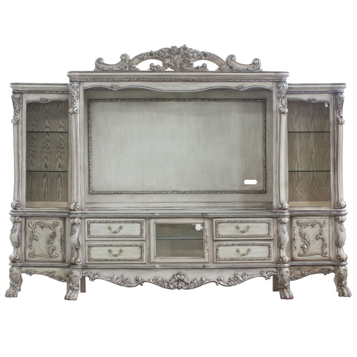 Dresden - Entertainment Center - Vintage Bone White