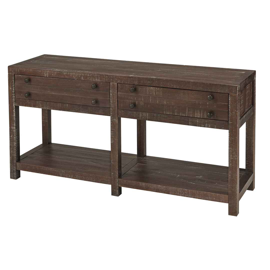 Modus Furniture 8T0623 Townsend Solid Wood Console Table In Java