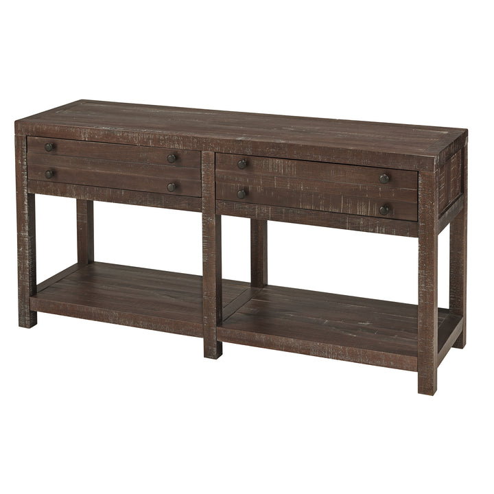 Modus Furniture 8T0623 Townsend Solid Wood Console Table In Java