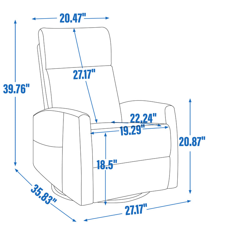 heat-massage-manual-recliner-chair-with-rocker-and-swivel-grey-fabric