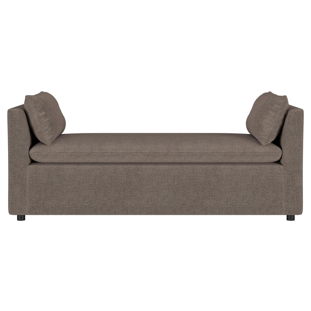 Coaster Furniture 910280 Robin Upholstered Accent Bench with Armrests Brown