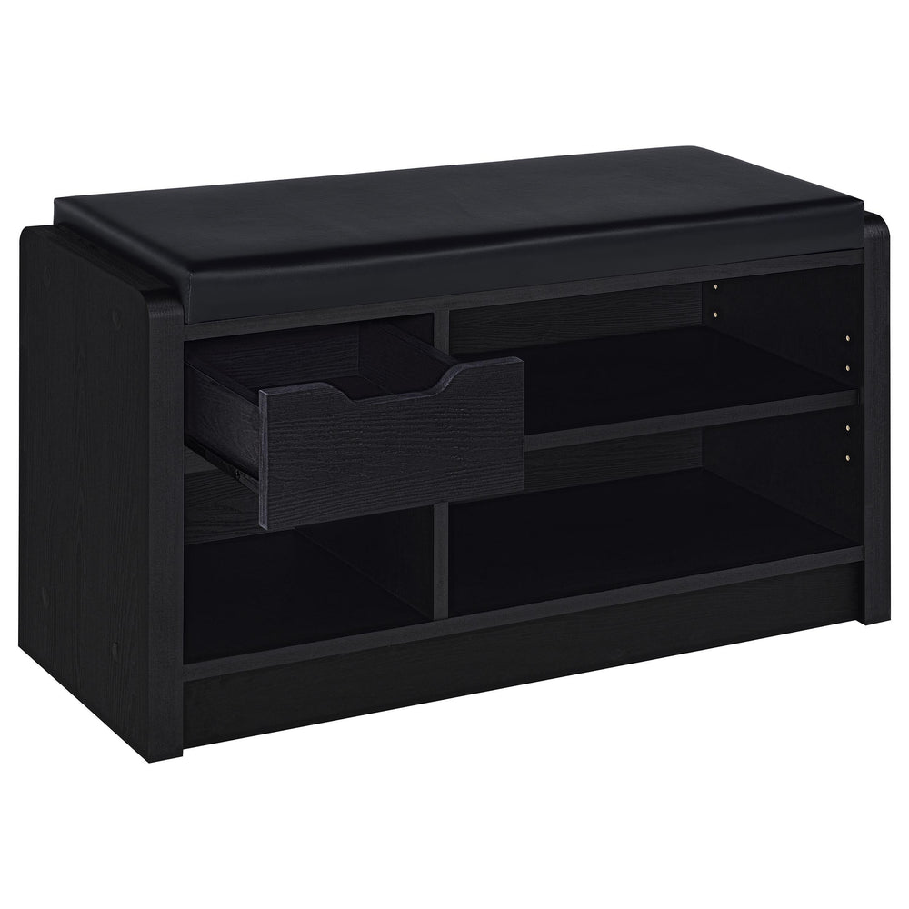 Coaster Furniture 910323 Arrington Storage Bench Black