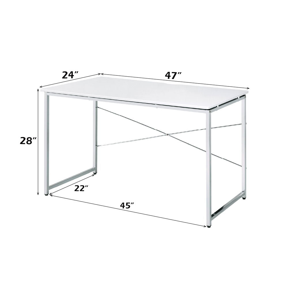 tennos-writing-desk-same-ac00903-white-chrome
