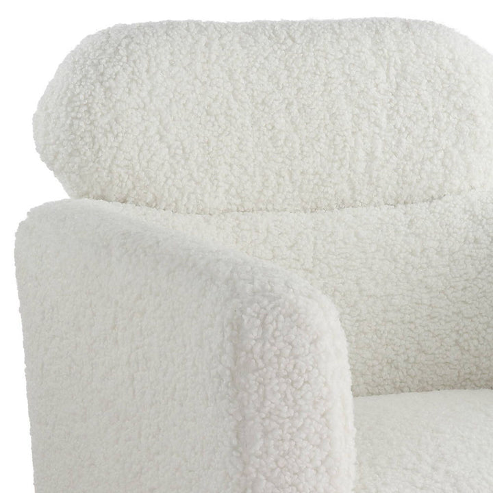 Connock - Accent Chair - White Teddy Sherpa