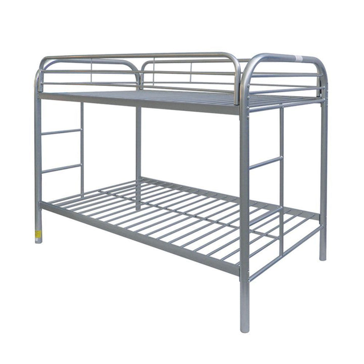 ACME Furniture Thomas Twin Over Twin Bunk Bed Silver