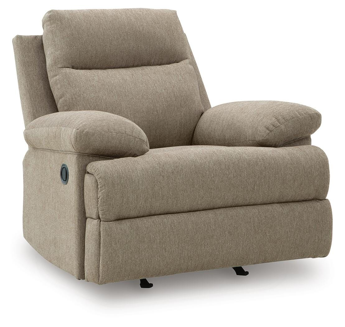 Side-Swipe Recliner - Beige (1)