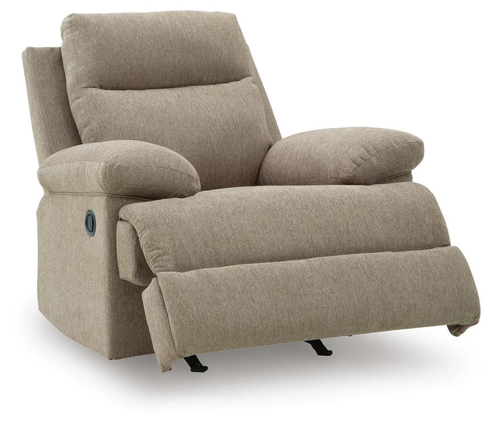 Side-Swipe Recliner - Beige (3)