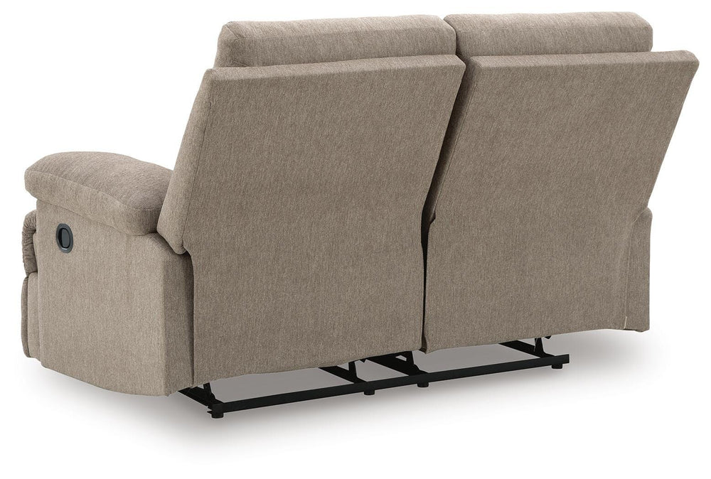 Side-Swipe Reclining Loveseat - Beige (6)
