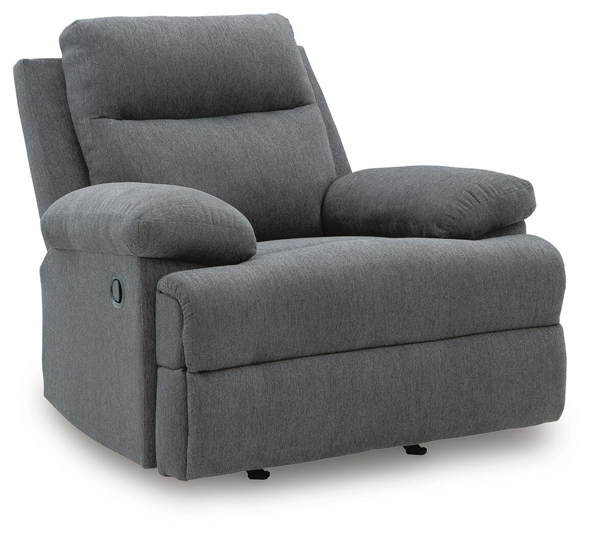 Side-Swipe Recliner - Dark Gray (1)