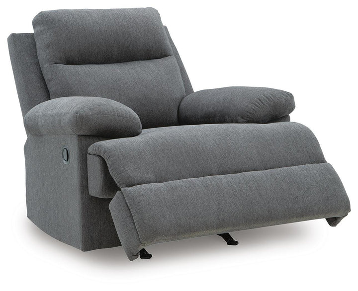 Side-Swipe Recliner - Dark Gray (3)