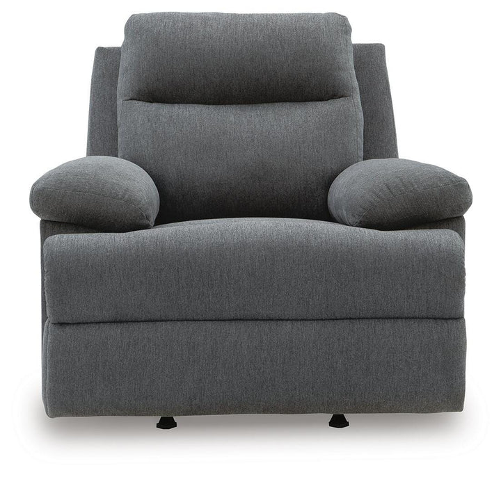 Side-Swipe Recliner - Dark Gray (4)