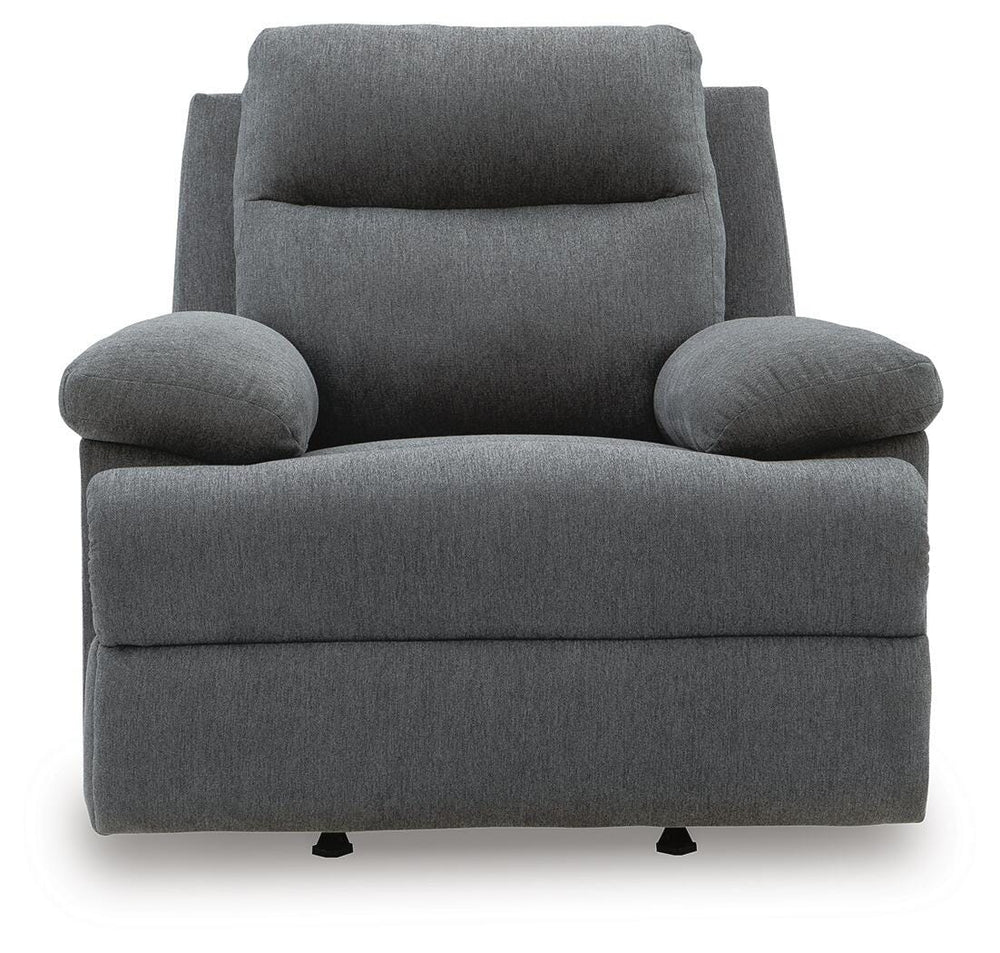 Side-Swipe Recliner - Dark Gray (4)