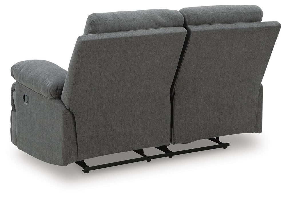 Side-Swipe Reclining Loveseat - Dark Gray (5)
