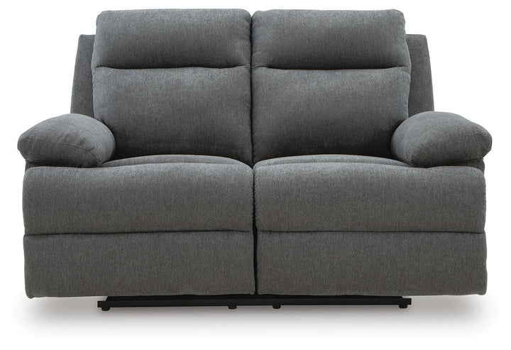 Side-Swipe Reclining Loveseat - Dark Gray (4)