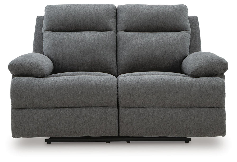 Side-Swipe Reclining Loveseat - Dark Gray (4)