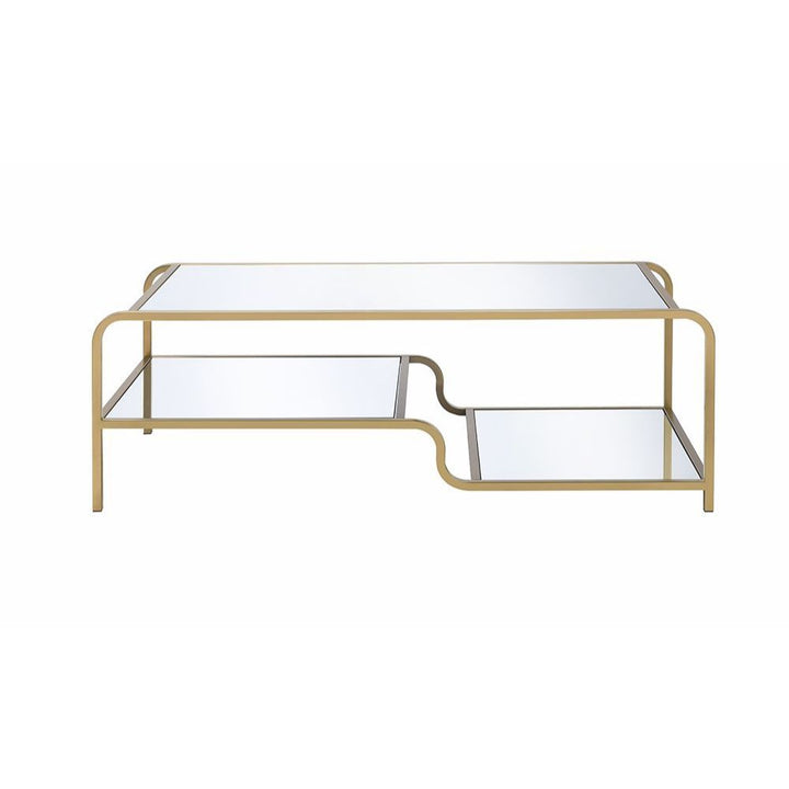 Astrid - Coffee Table - Mirrored & Gold
