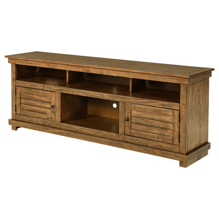 Payne - TV Stand Media Console - Distressed Brown