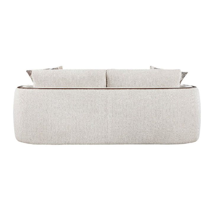 Loom Mid-Century Modern Chenille Sofa, Loveseat and Swivel Chair
