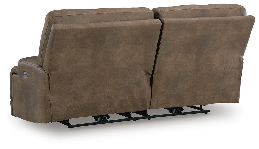 Beckley Place Power Reclining Sofa - Dark Brown (5)