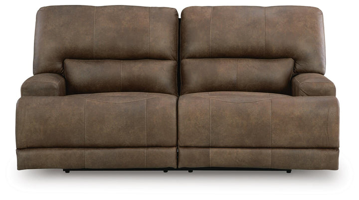 Beckley Place Power Reclining Sofa - Dark Brown (4)