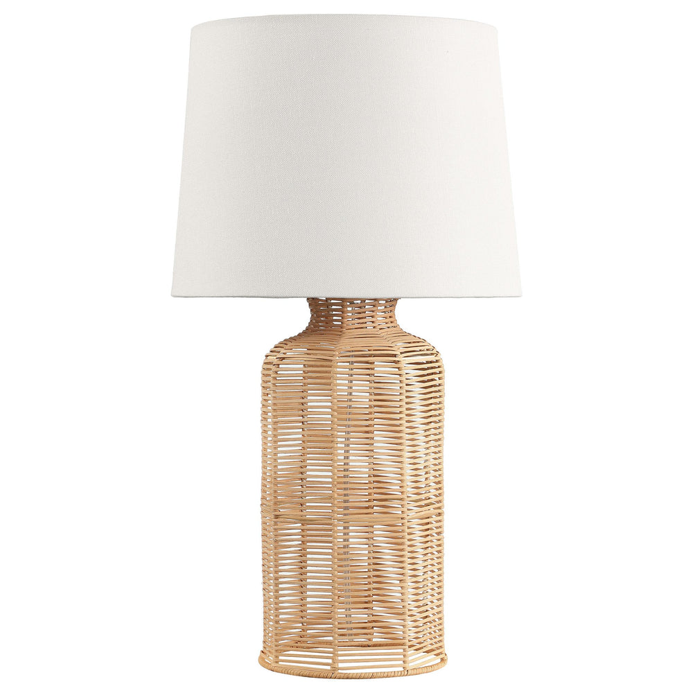 Coaster Furniture 920013 Nairobi Empire Shade Handwoven Rattan Table Lamp Natural