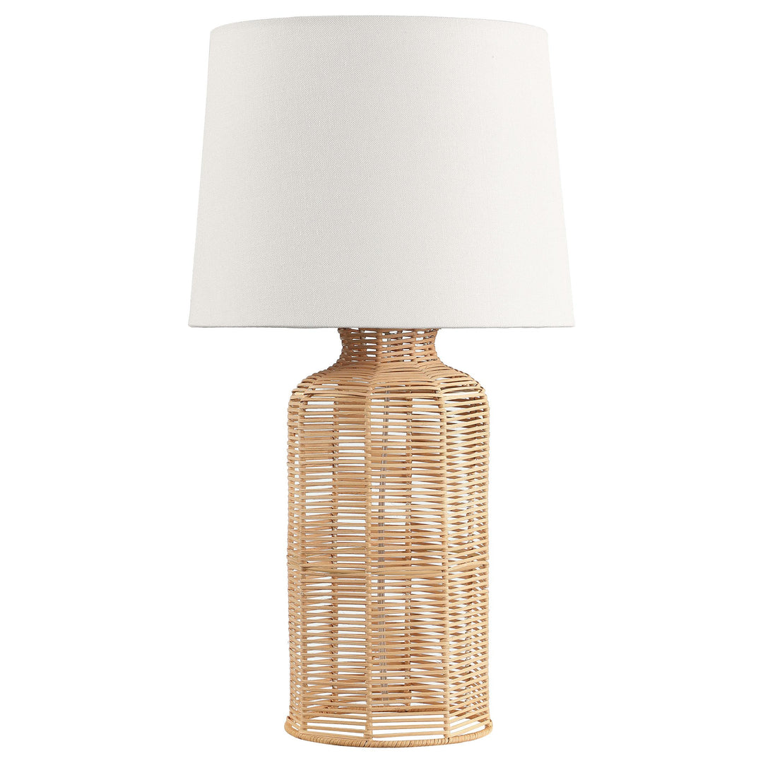 Coaster Furniture 920013 Nairobi Empire Shade Handwoven Rattan Table Lamp Natural