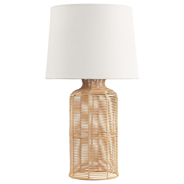 Coaster Furniture 920013 Nairobi Empire Shade Handwoven Rattan Table Lamp Natural