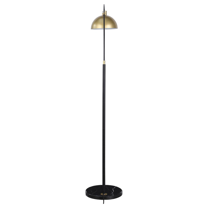 Coaster Furniture 920059 Gloria 74-inch Arched Dome Shade Metal Floor Lamp Black