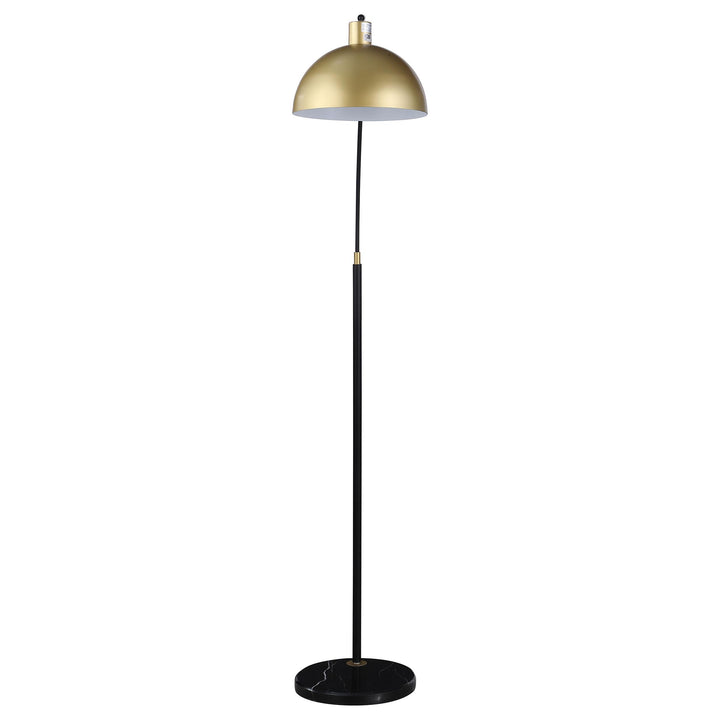 Coaster Furniture 920059 Gloria 74-inch Arched Dome Shade Metal Floor Lamp Black