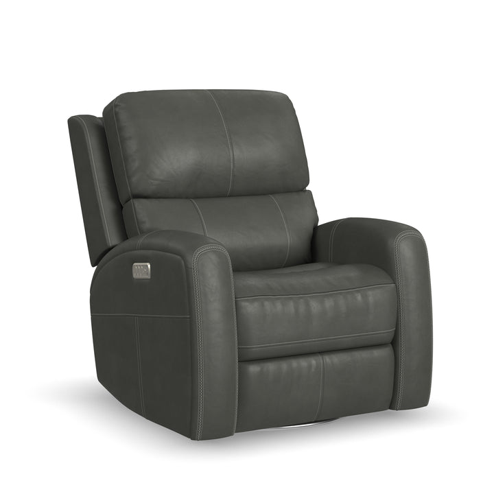 flexsteel-1043-53p5-94602-linden-power-swivel-gliding-recliner-with-power-headrest-lumbar-heat-massage-charcoal
