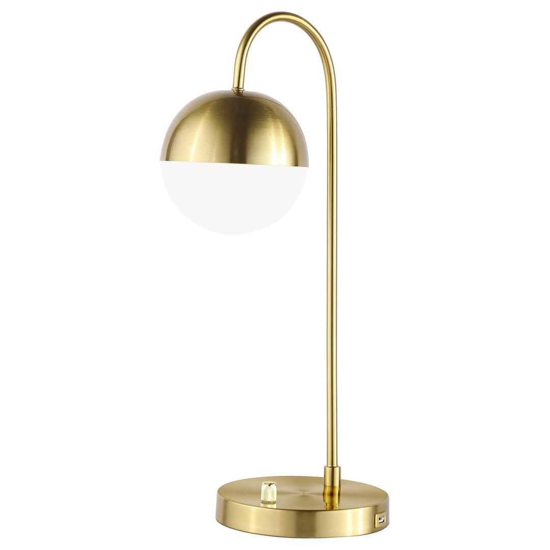 Coaster Furniture 920216 Merrick 21-inch Spherical Arched Bedside Table Lamp Gold