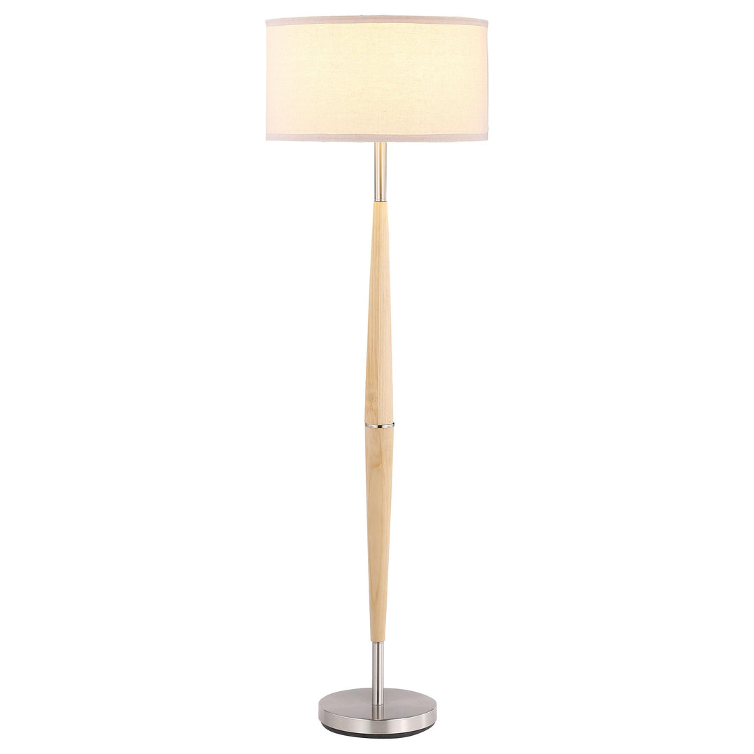 Coaster Furniture 920239 Flanary 58-inch Drum Shade Tapered Lamp Natural
