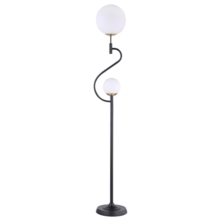 Coaster Furniture 920243 Dacki 69-inch Dual Spherical Bulb Metal Lamp Black