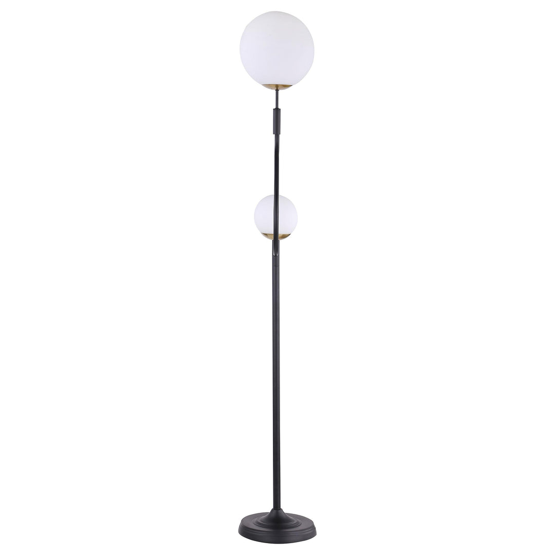 Coaster Furniture 920243 Dacki 69-inch Dual Spherical Bulb Metal Lamp Black