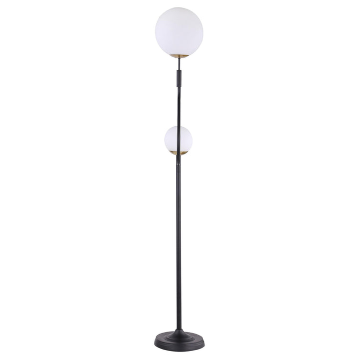 Coaster Furniture 920243 Dacki 69-inch Dual Spherical Bulb Metal Lamp Black