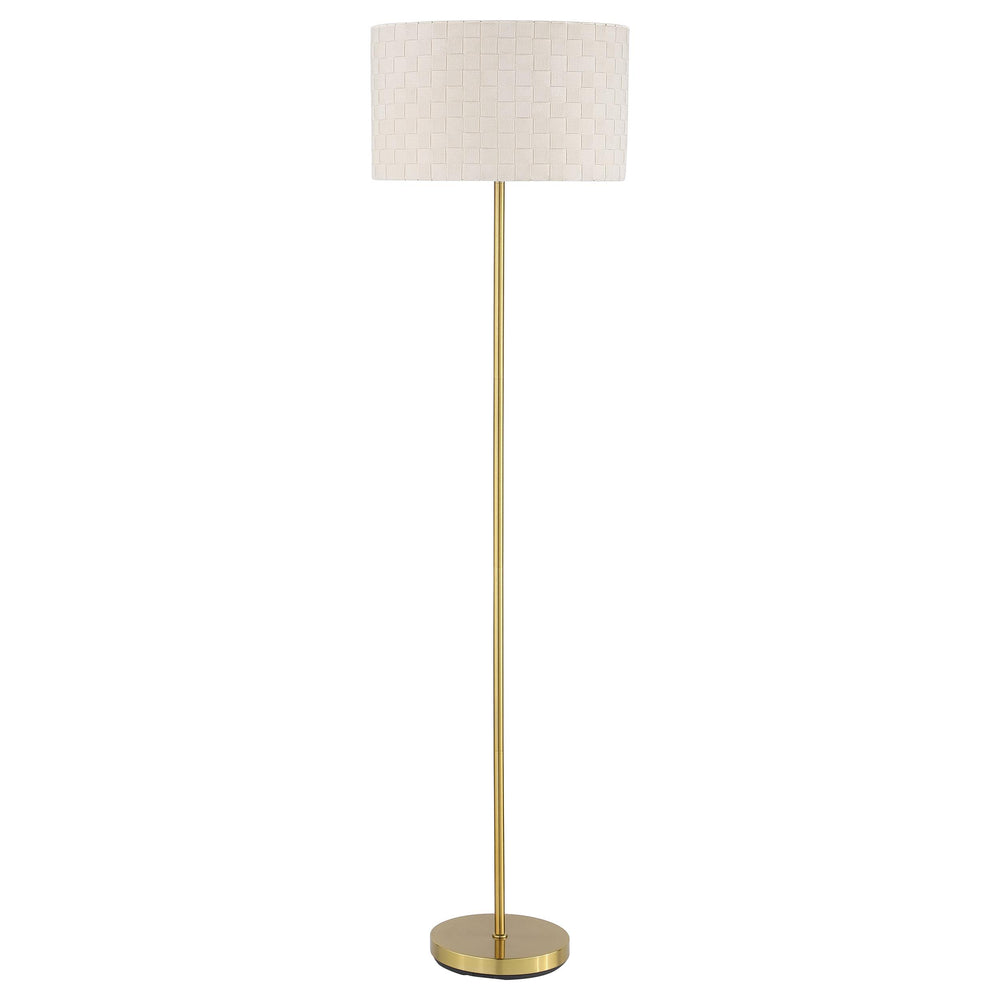 Coaster Furniture 920303 Ramiro 66-inch Drum Shade Metal Lamp Gold