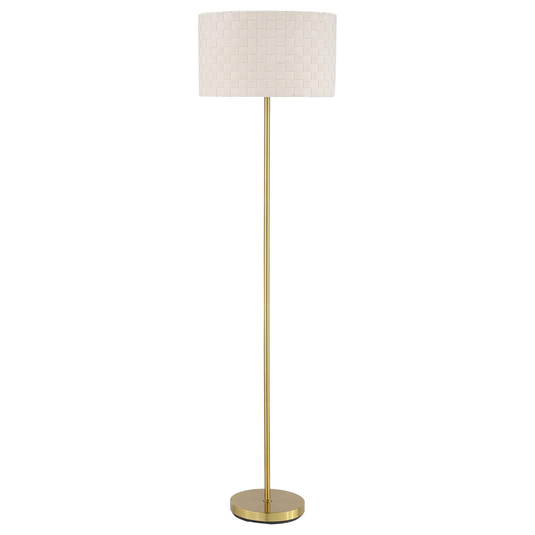 Coaster Furniture 920303 Ramiro 66-inch Drum Shade Metal Lamp Gold